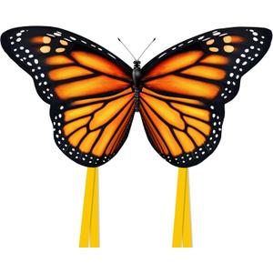 2024 New 55" Monarch Butterfly Kite for Kids and Adults Large Kites Easy to Fly Beginners Single Line String with Tail for Beach Trip Park Outdoor Activities