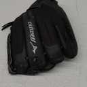 Mizuno Prospect PowerClose Youth Baseball Glove Series I V-Flex Notch I Parashock Palm Pad I Buttersoft Palm Liner (10.5"|All Positions|Ages 7-8, Black|Tartan Flex Web)