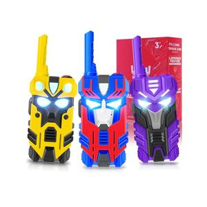 Transform Toys Walkie Talkies for Kids, 3 Pack with Cool Light-Up Eyes & 2500 FT Range, Outdoor Camping Toys, Birthday Gifts for Boys Girls Ages 3-12