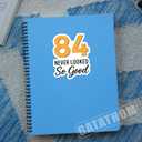 (3PCS) 84 Never Looked So Good Sticker  Happy 84th Birthday, Waterproof Vinyl Decals for Party Decor, Scrapbooking, Water Bottles, Laptops, Size 3" x 2.5"