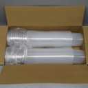 100 Pack 8oz Disposable Clear Plastic Cups with Dome Lids(Hole in the Lid),PET Dessert Cups,Disposable Snack Bowls for Ice Cream,Cake,Fruit,Parfait, Pudding and Jello Shot