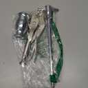 Locking Pliers Slide Hammer Puller Set, 9.8 in Locking Pliers 2 lb Slide Hammer with Quick Release Swivel Connector, Vise Grip Slide Hammer for Nail Bolt Pin Seal CV Axle Removal Tool