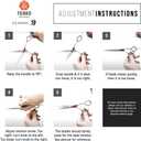 Tokko Katana Classic 6.5" Texturizing Shears Professional Razor Edge 440C Japanese Stainless Steel Hair Thinning Scissors 6.5" Barber Shears With Adjustment Screw and Leather Case