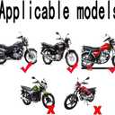 Heightened and Widened Large motorcycle Windshield for Honda Kawasaki Harley Royal Enfield 650 Davidson Suzuki Yamaha