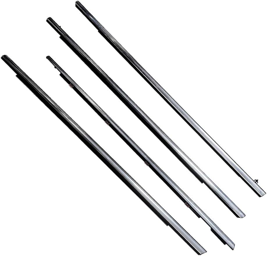 72450-TA6-A01 Window Weatherstrips Compatible with Honda Odyssey 2015-2020 | Weatherstrip Window Molding Trim Seal Replace 72410-TA6-A01 72950-TA6-A01 72910-TA6-A01, Chrome, Pack of 4