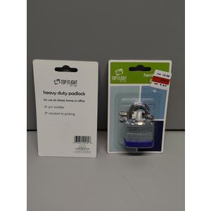 TopFlight Heavy Duty Padlock With Keys, Pack of 2