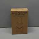 zuzuzen Solar Garden Decor, Adorable Rabbit Statue with Solar-Powered Glasses, Outdoor Bunny Figurine Lights for Patio, Yard & Balcony, for Kids, Mom & Grandma