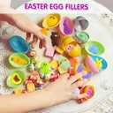 Easter Egg Fillers - 30 Pack Kawaii Mochi Squishy Toys for Easter Basket Stuffers, Mini Cute Squishies Squeeze Toy Easter Party Favors, Easter Gifts for Kids Classroom Prizes School Rewards