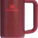 STANLEY Quencher H2.0 Tumbler with Handle and Straw 30 oz | Flowstate 3-Position Lid | Cup Holder Compatible for Travel | Insulated Stainless Steel Cup | BPA-Free | Cranberry