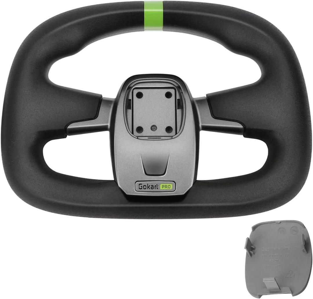 Steering Wheel Kit Compatible with Segway Ninebot Gokart Electric Kart Replacements Accessories (Black for Gokart Pro)