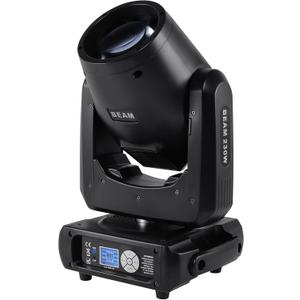 Ridgeyard 230W 7R Moving Head Stage Light - Professional DJ Spotlight with Zoom, 8+16 Prisms, Wash/Beam/Frost/Rainbow Effects, DMX512 Compatible for Party, Disco, Club, Wedding (1PC)