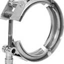 PALOZO 5 Inch Quick Release V Band Clamp Stainless Steel 304 V-Band Bolt Clamp for Exhaust Pipe Flanges