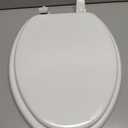 Bemis 1400TTA Economy Durable Wood Toilet Seat, Made in USA, Elongated, White