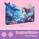 Princess Floor Puzzles for Kids Ages 4-6, 47 Pieces Pretty Princess & Sea Jigsaw Puzzles for Kids Girls Ages 3-5, Learning Educational Floor Puzzles Toys Great Gifts