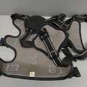 rabbitgoo Dog Harness Medium Sized No Pull, Tactical Service Pet Vest with Molle and Control Handle, Adjustable and Reflective Military Harness for Easy Walking and Training, Black, M