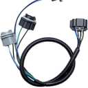 Tail Light Wiring Harness Rear Left Side Compatible with 2000-2006 Chevrolet Tahoe Suburban 1500 2500,GMC Yukon XL 1500 2500 Lamp Bulb Pigtail Connector Harness Replace 15306135