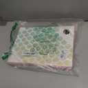 QIYIBOCASE Cute Round Keys Keyboard Case for iPad 10.2" 9th Gen/8th Gen/7th Gen,for iPad Pro10.5 /Air 3rd Gen, Detachable Magnets BT Keyboard Case with Pencil Holder (Teal)