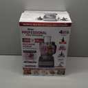 Ninja Food Processor, Professional Plus, 1000 Peak Watts, 4 Functions for Chopping, Slicing, Purees & Dough with 9-Cup Processor Bowl, 3 Blades, Food Chute & Pusher, Silver, BN601