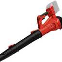  Leaf Blower Cordless for Milwaukee M18 Battery(No Battery) - 580CFM & 6 Speed Levels, Electric Brushless Cordless Handheld Blower for Town Care, Patio, Blowing Leaves and Snow (Black & Red)
