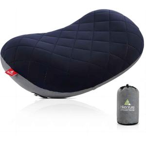 Hikenture Inflatable Pillow for Camping, Washable Backpacking Pillow for Sleeping, Ultralight Blow Up Pillows with Removable Cover, Portable&Compact Hiking Pillow for Beach, Travel, Outdoor(Blue)