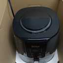 Ninja Air Fryer | 4 QT Capacity | 4-in-1 Roast, Crisp, Roast, Reheats, & Dehydrates | Dishwasher Safe Parts | 105F-400F | Includes 20 Easy & Healthy Recipes | 1550 watt | Grey | AF101
