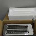 Mueller UltraToast Full Stainless Steel Toaster 4 Slice, Long Extra-Wide Slots for Bagels and Waffles, 6 Browning Levels, LED Display, Cancel/Defrost/Reheat Functions & Removable Tray, Kitchen Gadgets