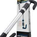 iMonse Steering Wheel Lock Anti-Theft Car Device, Steering Wheel Pedal Brake Password Lock, Steering Wheel to Pedal Within 17Inch to 33Inch Black