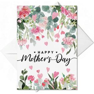 Artoid Mode 24 Pack Rose Flower Happy Mother's Day Cards Gift With Envelope & Stickers Blank Note Greeting Cards, 5 x 7 Inch