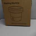 Portable Washing Machine, 16L Upgraded Mini Washer with Spin Basket Laundry Machine, 3 Cleaning Modes Suitable for Small Clothes, Foldable Design Ideal for Apartment, Home, Hotel and camping