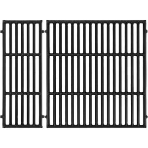 17.5" Grill Grates for Weber Spirit 300/400 & GS4 Spirit II 300 Series, Spirit E/S-310 E/S-320 E/S-330 E425 E435, Genesis Silver/Gold B & C, Spirit 700,Cast Iron Grill Parts for Weber Spirit 7638 7639