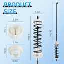 W10780045 WTW4816FW2 NTW4516FW2 NTW4605EW0 NTW4516FW1 WTW4800BQ1 Washer Suspension Rod Kit for Amana Whirlpool Kenmore WTW4800BQ0 RTW4516FW1 WTW4815EW0 NTW4516FW0 WTW4815EW1 WTW4816FW1 W10821951