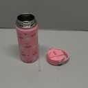 Cherry Gifts for Kids - 16oz Pink Kids Water Bottle with Straw Lid, Stainless Steel Insulated Tumbler, Leakproof, BPA-Free, for Girls, School, Travel - Cherry Lovers Children Birthday Gift Cup (1pc)