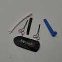 Hair Scissors Blending Shears Set, Fcysy Barber Shears Thinning Shears Kit, Hair Cut Set Professional Salon Haircutting Tools Hairdresser Scissors of Hairdressing Accessories (3 Pcs Pink)