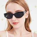 Kursan Retro Thick Frame Sunglasses for Women Men Classic 90s Chunky Sun Glasses Shades UV400