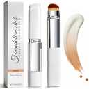 Upgrade 2 in 1 Blanc Cover Cream Stick V - Color Changing Foundation Stick with Volufiline - Hydrating Concealer Base Makeup, Dual-Ended with Built-in Brush, Portable for Daily Use (Natural)