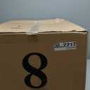 IRIS USA Airtight Dog Food Storage Container, Up to 54 lbs, Attachable Wheels, For Dog Cat Bird and Other Pet Food Storage Bin, Keep Fresh, Translucent Body, Easy Mobility, Black