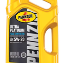 Pennzoil Ultra Platinum Full Synthetic 5W-20 Motor Oil, 5 Quart (1 Pack) 