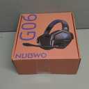 NUBWO Wireless Gaming Headset with Mic for Ps5 Ps4 PC, Zero Interference, 100-Hour Battery All-Day Play, 23ms Sync for Fortnite & Call of Duty/FPS Gamers, Triple Mode All Devices Compatible - Blue