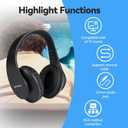 Retekess TA005P Wireless Headphones for TV Watching, TV Headphones with Transmitter, One-Touch Mute,Support AUX, RCA and Optical Input, TV Headphones Wireless for Seniors