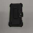 FNTCASE for iPhone 16 Plus Case: Military Grade Rugged Cell Phone Cover with Kickstand & Holster | Shockproof TPU Protection Bumper Matte Textured Design for iPhone 16 Plus Cases 6.7 inch - Black