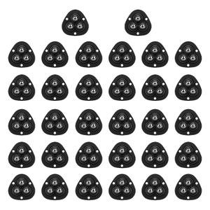 Self Adhesive Caster Wheels for Small Appliances, 360Rotation Mini Caster Wheels for Furniture Storage Bins (32 PCS, Black) Drcoevo