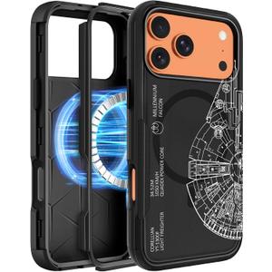 Heavy Duty for iPhone 17 Pro Max Case - Compatible with MagSafe Shockproof Protective Rugged Magnetic Men Military Grade Shock Drop Proof Phone Cover Funda for Apple 17 Promax Case, Black