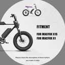 Kickstand for Ebike MACFOX,Adjustable 6061 Aluminum + PP Kick Stand for Electric Bike MACFOX X1S/X1