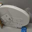 KOHLER 20110-0 Brevia, Slow Close Toilet Seat, Elongated Toilet Seat, Grip-Tight Bumpers Quick-Attach Hardware, White