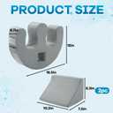 ROYALAY Bedridden Patient Turning Device for Elderly with Fixing Strap, Bedsore Pressure Relief Pillow, Bed Ridden Patient Supplies, Grey