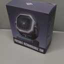 Portable Rechargeable Fan - 9-Inch Camping Fan for Tent, 24000mAh(60Hrs) Battery Operated Fan for Camping, Auto Oscillation Cordless Fans, Tent Fans with Remote/Light, 4 Speeds, 4 Timing, Outdoor (20000mAh-Black)