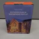 TiFFCOFiO Outdoor Heavy Duty Mechanical Timer Outlet Waterproof, 15 Minutes Intervals, 24 Hour Outdoor Pool Pump Timer with 2FT Cord, 2 Grounded Outlets for Outdoor Lights, 15A/1875W