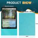 1200PCS Matte Card Sleeves for Trading Cards - Standard Size (66x91mm) Fit for MTG, Yugioh, Baseball Cards, Board Games - Acid-Free & Non-PVC Plastic Protectors (12 Assorted Colors)