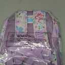mibasies Toddler Backpack for Girls 2-4: Preschool Kindergarten Backpack - Cute Kids Backpacks for Girls - Flower Light Purple
