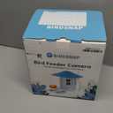 birdsnap TUC Bird Feeder with Camera 2K HD, Solar Panel 32GB Card 4-in-1 Perch, 160View Auto Detect & Notify AI Identify Video Bird Camera Wireless Outdoors Ideal Gift for Birds Lover (Blue)